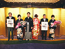 似顔絵サンクスボード使用例